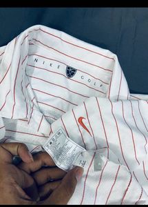 🇻🇳Nike White Red Line Golf T-Shirt