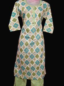 🆕 Kurta &amp; Bottom Set For Girls (No Dupatta)