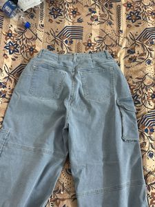 Light Wash Cargo Pants