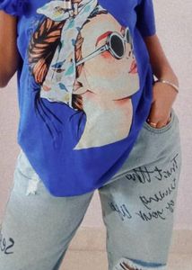 Women Blue Boyfriend Fit Jeans