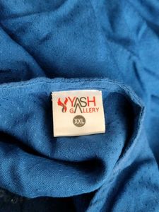 Blue Embroidered Kurta (Women&#39;s)