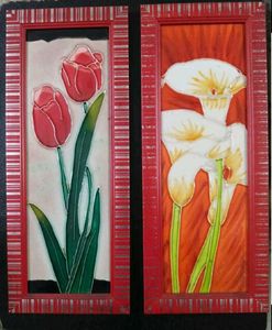 WALL HANGING TILE (COMBO SET OF 2)