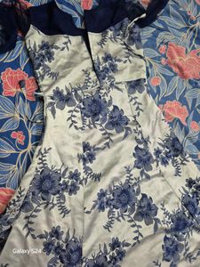 Royal Blue Full Length Gown For Young Lady