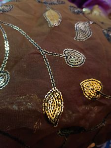 Very Long Double Shade Beautiful Dupatta With Sequence Work In New Condition
