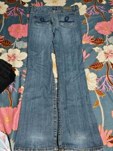 Flared Denim Jeans