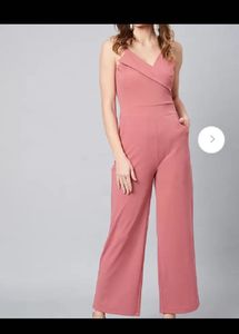 Athena Peach Jumpsuit