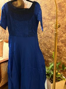Navy Blue Festive Gown