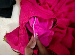 Elegant Pink Ethnic Gown(padded)