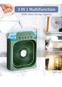 Portable Air Cooler Green Color 🥶🥰