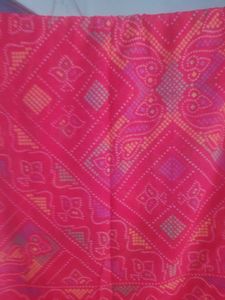 Printed Chunri Saree