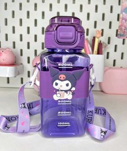 600ml Kuromi Water Bottle