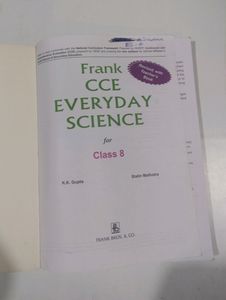 Frank CCE.. Everyday Science Class 8
