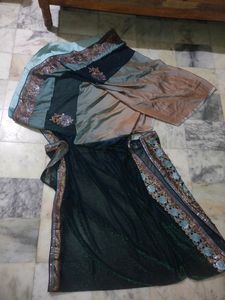 🦚 Mor Pich Colour Saree , Best For Unique Look