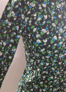 A Printed Turtle Neck