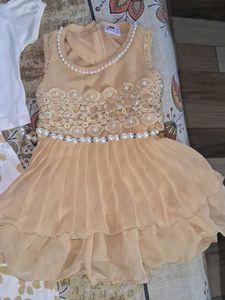 Beautiful 3 PC Party Wear For Baby Girl
