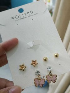 Roslynd 3 Earring Stud Set