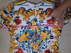 korean Floral Print Dress