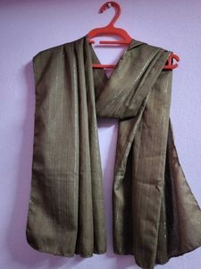 Soft Crepe Striped Scarf