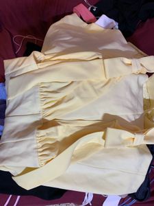 Zara Yellow Mini Dress