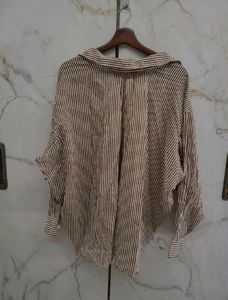 Striped Oversized Blouse