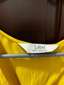 RITU KUMAR Yellow Dress