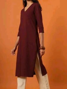 Elegant Maroon Kurta