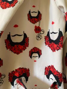 Lips And Locks Print Shrug/Jacket