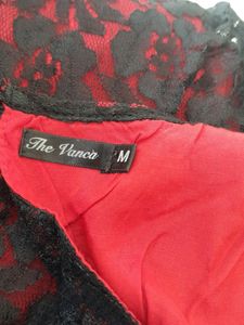 Black And Red Dress