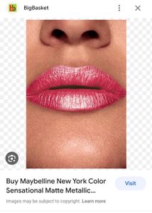 Maybelline Color Sensational Matte Metallic Lipstick - Fire Quartz