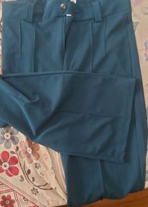 Teal Trousers