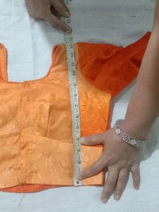 Running Orange Blouse
