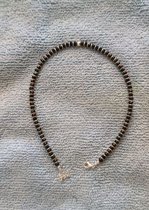 Silver Soul Spirit Black Beads Anklet GIVA