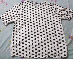 Polka Dot Top For Women