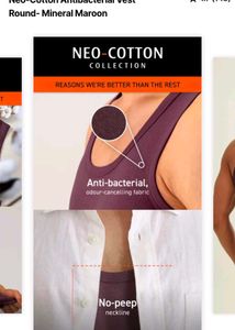 Neo-Cotton Antibacterial Vest Round