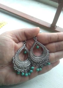 Floral Painted Earrings