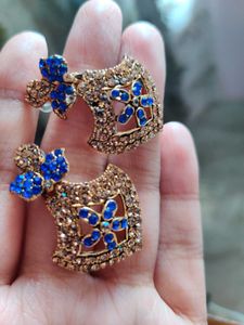 Blue Stone Earrings