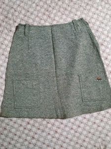 Green Skirt with Pockets