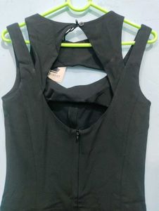 Black Cutout Mini Dress