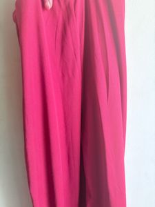 Magenta Wide Leg Palazzo Pants