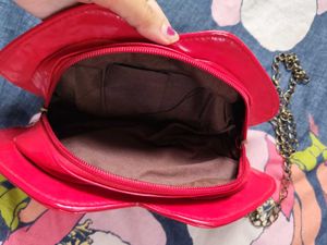 Quirky Red Lips Sling Bag
