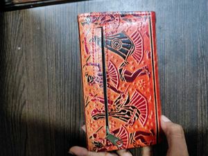 Shantiniketan leather wallets (2 pcs)