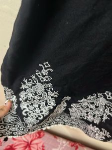 Embroidered Black Co-ord Set