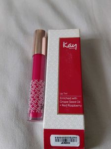 Kay Beauty Lip Tint- Fiery. New, comes with box.