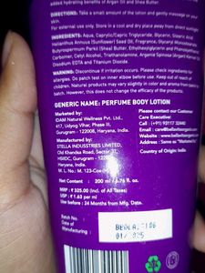 Perfume Lotion