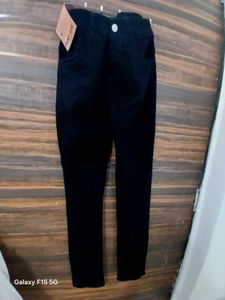 Black Straight-Leg Pants