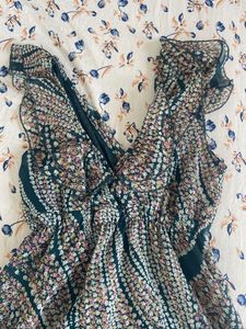 Floral Ruffle Mini Dress
