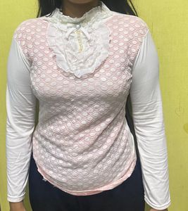 Baby Pink Cute Top