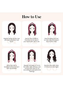 Heatless Hair Curling Headband
