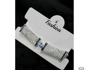 Sparkling Silver Stone Bracelet