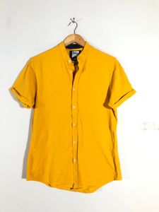 Zara Mustard Yellow Casual Shirt - Size M